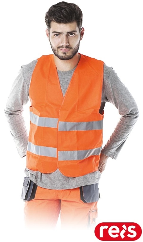KAMIZELKA OSTRZEGAWCZA KOS-5 POMARAŃCZOWA