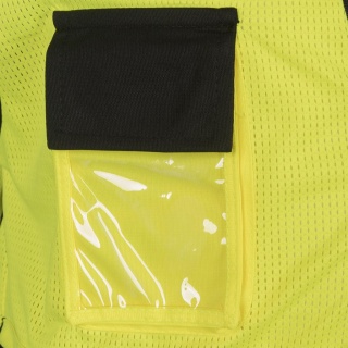 KAMIZELKA OSTRZEGAWCZA KOS-CONTROL SIATECZKOWA, ŻÓŁTO-CZARNA