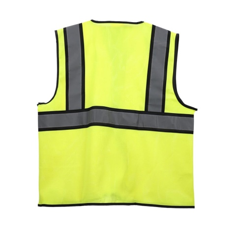 KAMIZELKA OSTRZEGAWCZA KOS-NETZ ŻÓŁTO-CZARNA Z SIATKI