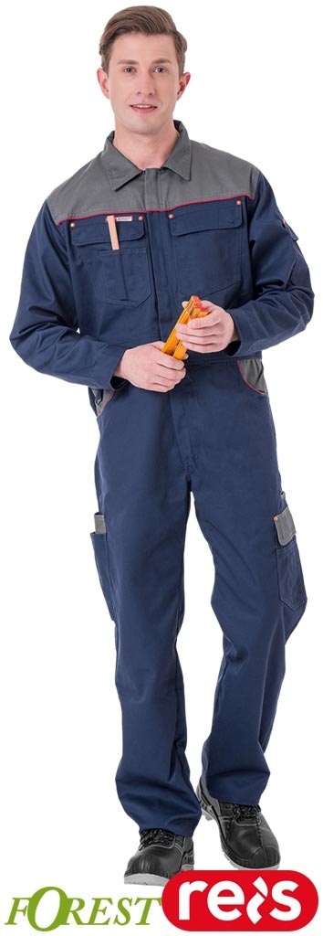 KOMBINEZON OCHRONNY FOREST GRANATOWO-SZARY