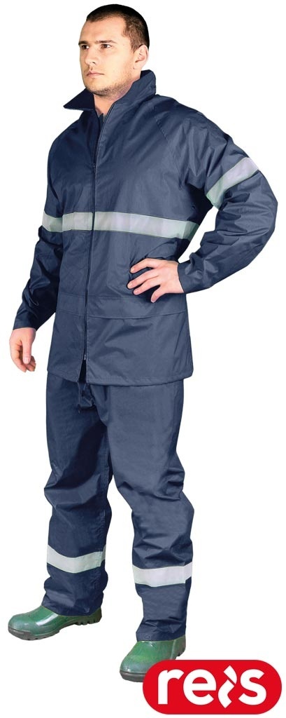 KOMPLET OCHRONNY PRZECIWDESZCZOWY RAINER KURTKA SPODNIE GRANATOWE