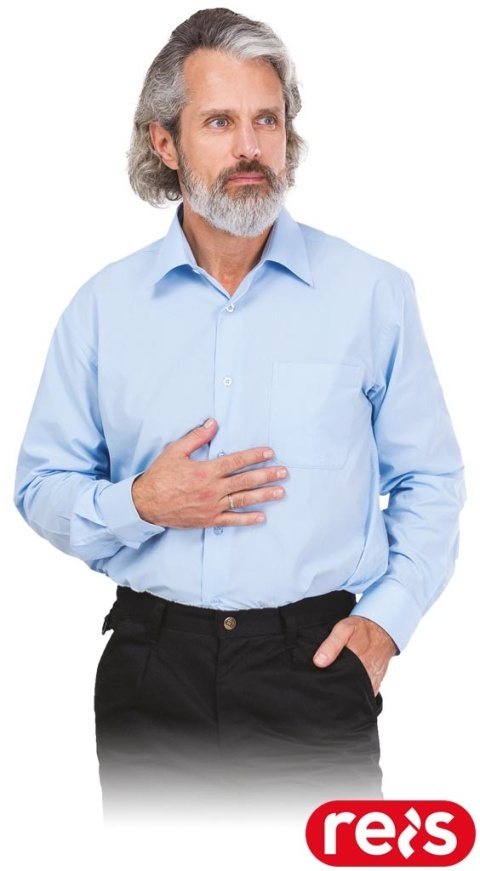 KOSZULA WYJŚCIOWA KWDR JASNONIEBIESKA