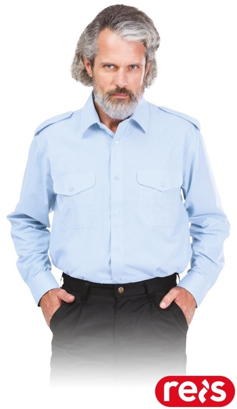 KOSZULA WYJŚCIOWA KWSDR JASNONIEBIESKA DŁUGI RĘKAW