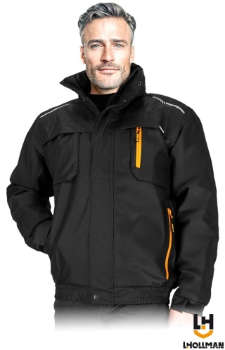 KURTKA OCHRONNA OCIEPLANA DUBLIN CZARNA