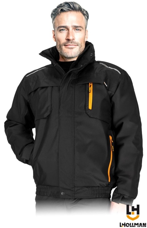 KURTKA OCHRONNA OCIEPLANA DUBLIN CZARNA