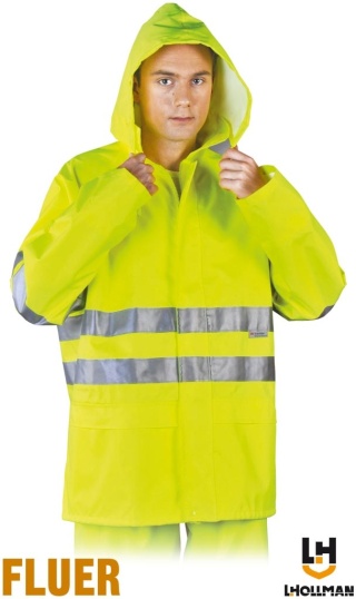 KURTKA OCHRONNA PRZECIWDESZCZOWA FLUER PRZECIWDESZCZOWA ZÓŁTA