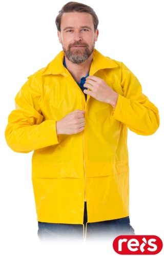 KURTKA OCHRONNA PRZECIWDESZCZOWA KPNP ŻÓŁTA