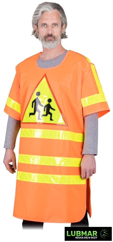 PŁASZCZ OSTRZEGAWCZY KOS-STOP POMARAŃCZOWY