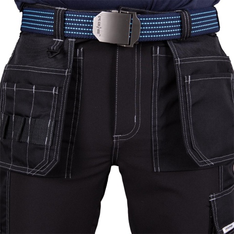 SPODNIE OCHRONNE DO PASA EVERBLACK RIP-STOP OCHRONA PRZED ROZDARCIEM STRECZ CZARNE