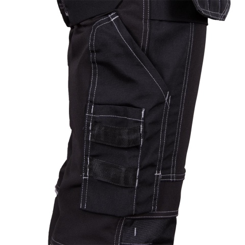 SPODNIE OCHRONNE DO PASA EVERBLACK RIP-STOP OCHRONA PRZED ROZDARCIEM STRECZ CZARNE