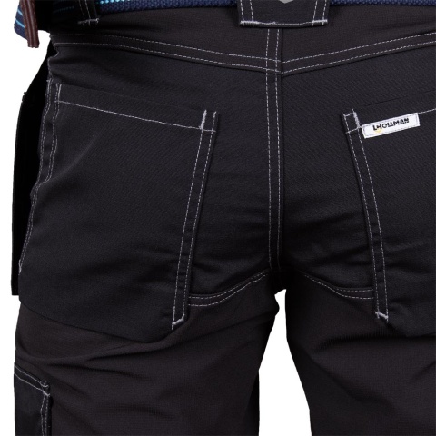 SPODNIE OCHRONNE DO PASA EVERBLACK RIP-STOP OCHRONA PRZED ROZDARCIEM STRECZ CZARNE