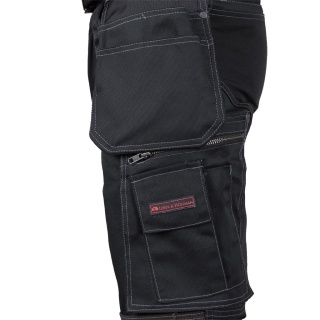 SPODNIE OCHRONNE DO PASA FIXER, 4 KIERUNKOWY STRECZ CZARNE