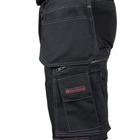 SPODNIE OCHRONNE DO PASA FIXER, 4 KIERUNKOWY STRECZ CZARNE