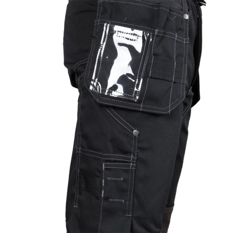 SPODNIE OCHRONNE DO PASA FIXER, 4 KIERUNKOWY STRECZ CZARNE