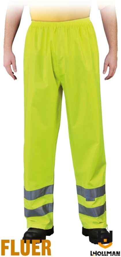 SPODNIE OCHRONNE DO PASA FLUER PRZECIWDESZCZOWE ZÓŁTE
