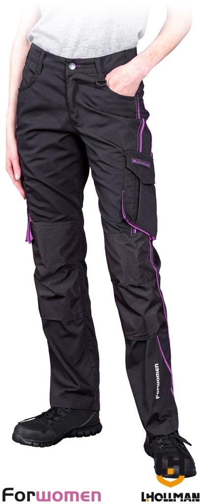 SPODNIE OCHRONNE DO PASA FWN DAMSKIE CZARNO-RÓŻOWE