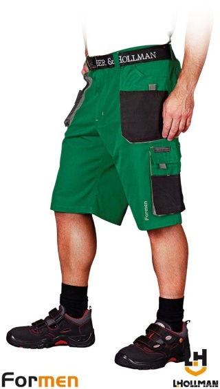 SPODNIE OCHRONNE DO PASA - KRÓTKIE FORMEN ZIELONO-CZARNO-SZARE