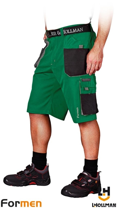 SPODNIE OCHRONNE DO PASA - KRÓTKIE FORMEN ZIELONO-CZARNO-SZARE