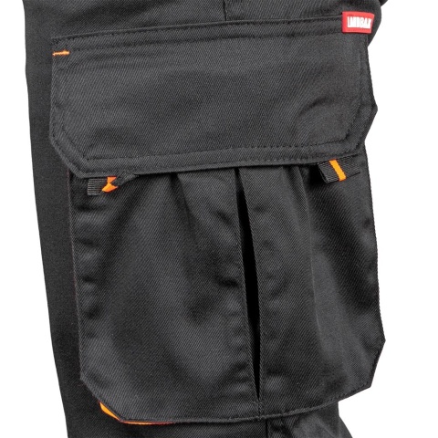 SPODNIE OCHRONNE DO PASA LAND-JOG SZARO-GRANATOWE