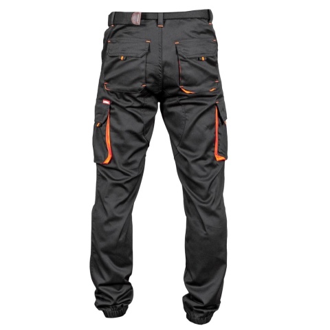 SPODNIE OCHRONNE DO PASA LAND-JOG CZARNO-POMARAŃCZOWE