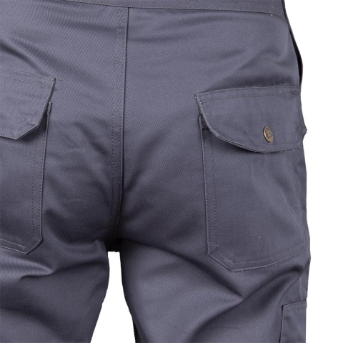 SPODNIE OCHRONNE OGRODNICZKI BISTER ODBLASKOWE PASY GRANATOWE