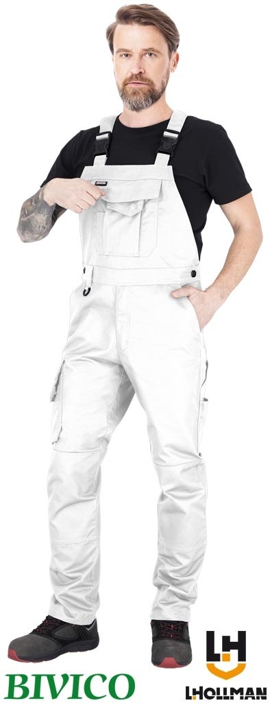 SPODNIE OCHRONNE OGRODNICZKI BISTER BIAŁE