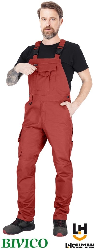 SPODNIE OCHRONNE OGRODNICZKI BISTER CZERWONE