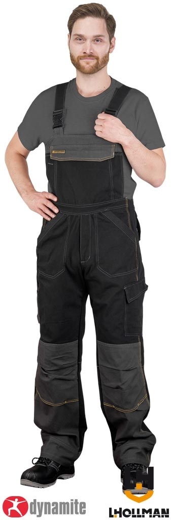 SPODNIE OCHRONNE OGRODNICZKI DYNAMITE CZARNO-SZARE