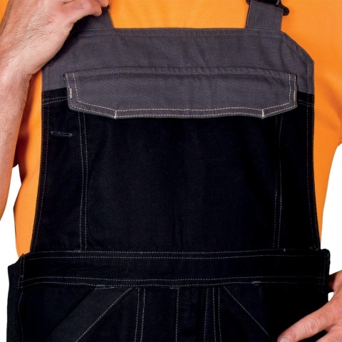 SPODNIE OCHRONNE OGRODNICZKI DYNAMITE CZARNO-SZARE