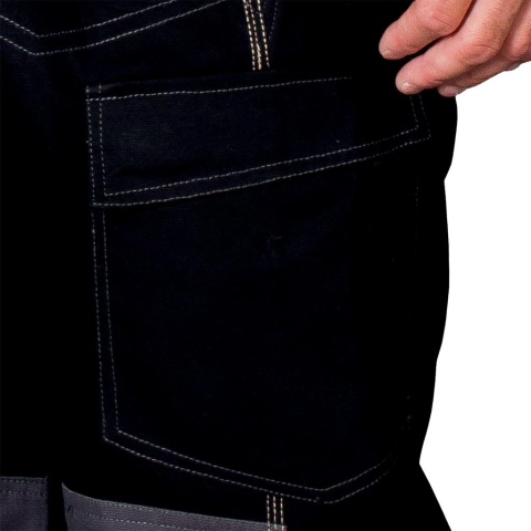 SPODNIE OCHRONNE OGRODNICZKI DYNAMITE CZARNO-SZARE