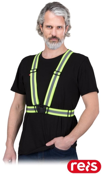 SZELKI ODBLASKOWE KOS-STRAPE ŻÓŁTE