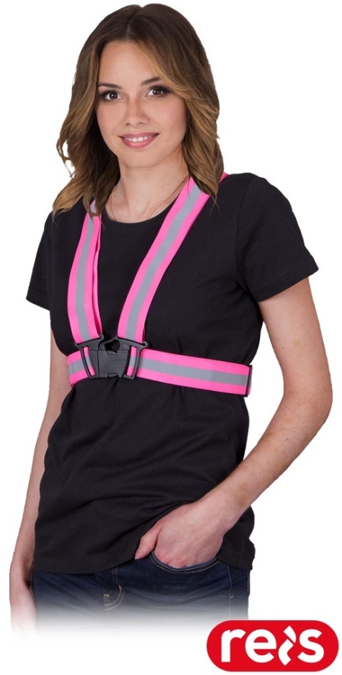 SZELKI ODBLASKOWE KOS-STRAPE RÓŻOWE