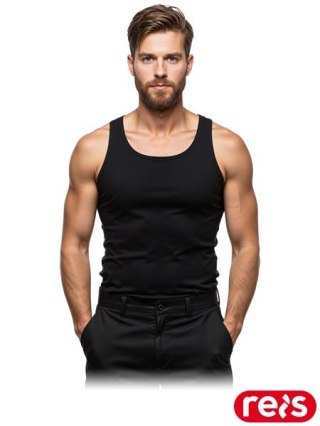 PODKOSZULEK BAWEŁNIANY MĘSKI CZARNY