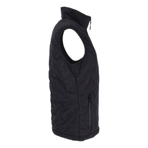 BEZRĘKAWNIK OCHRONNY OCIEPLANY ISLA DAMSKI PIKOWANY CZARNY