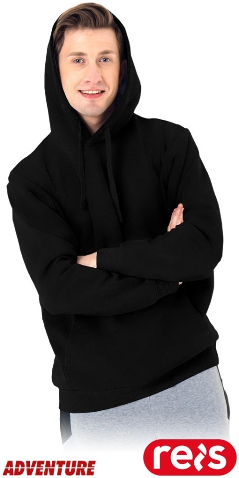 BLUZA OCHRONNA KANGU DRESOWA Z KAPTUREM CZARNA