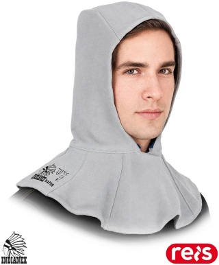 KAPTUR OCHRONNY SKÓRZANY DLA SPAWACZY