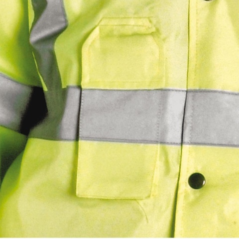 KURTKA OCHRONNA OCIEPLANA K-VIS IDEALNA DLA DROGOWCÓW ŻÓŁTA