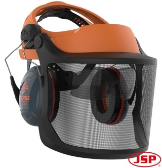 OSŁONA TWARZY Z NAUSZNIKAMI I OKULARAMI EVO-FORESTRY SNR=31 dB