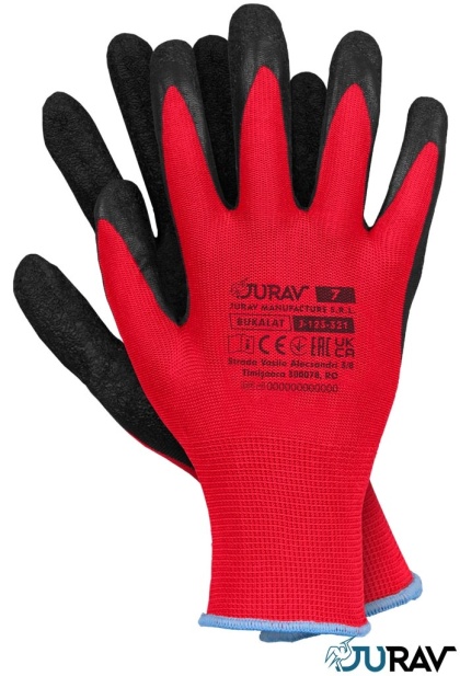 RĘKAWICE OCHRONNE BUKALAT J-123-321 12par