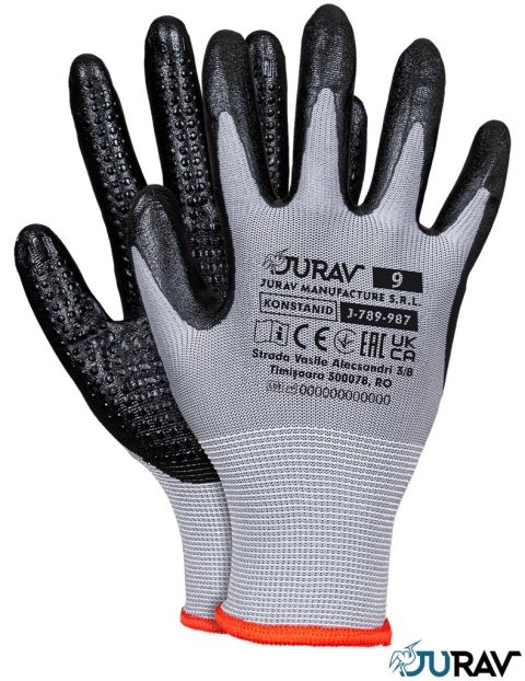 RĘKAWICE OCHRONNE KONSTANID J-789-987 12par