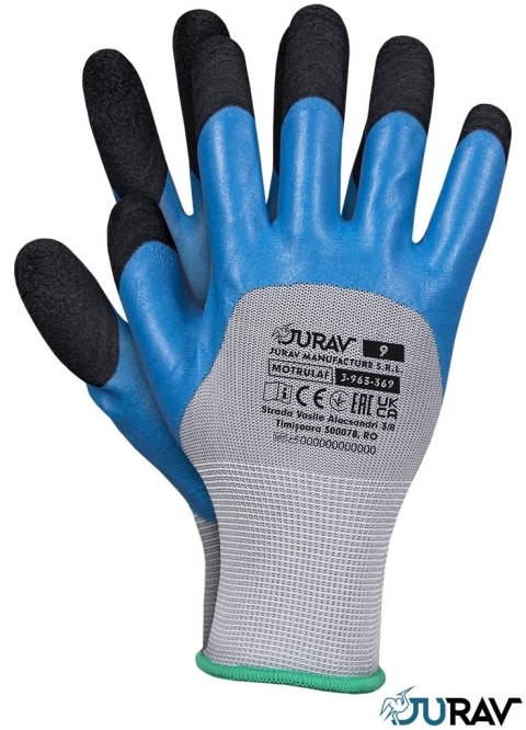 RĘKAWICE OCHRONNE MOTRULAF J-963-369 12par
