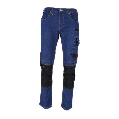 SPODNIE OCHRONNE DO PASA JEANSOWE JEANS303 CZARNE