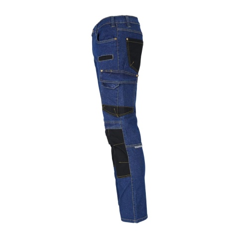 SPODNIE OCHRONNE DO PASA JEANSOWE JEANS303 CZARNE