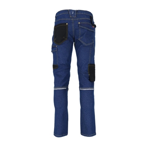 SPODNIE OCHRONNE DO PASA JEANSOWE JEANS303 CZARNE