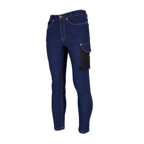 SPODNIE OCHRONNE DO PASA JEANSOWE DAMSKIE JEANS-L727