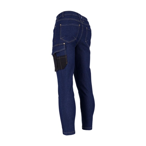 SPODNIE OCHRONNE DO PASA JEANSOWE DAMSKIE JEANS-L727