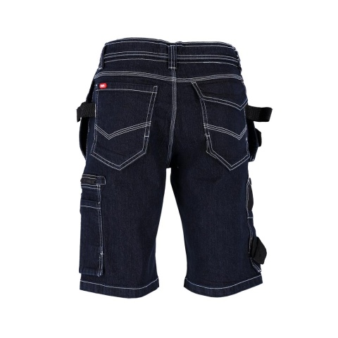 SPODNIE OCHRONNE DO PASA JEANSOWE- KRÓTKIE JEANS415 BIAŁO-CZARNE