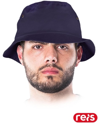 KAPELUSZ HATBAW BAWEŁNIANY, OTWORY WENTYLACYJNE, GRANATOWY