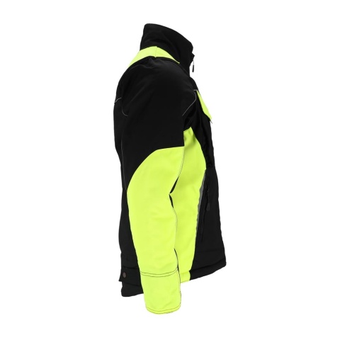 KURTKA OCHRONNA OCIEPLANA HARVERCOOL CZARNO-ŻÓŁTO-POMARAŃCZOWA