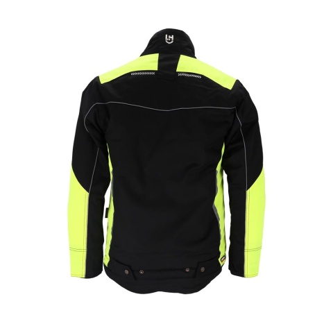 KURTKA OCHRONNA OCIEPLANA HARVERCOOL CZARNO-ŻÓŁTO-POMARAŃCZOWA